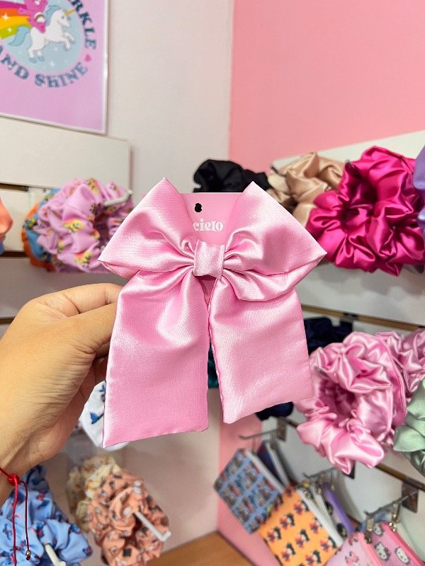 Producto - MOÑO SATÉN ROSA P.