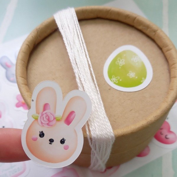 Producto - Stickers formitas conejos tiernos