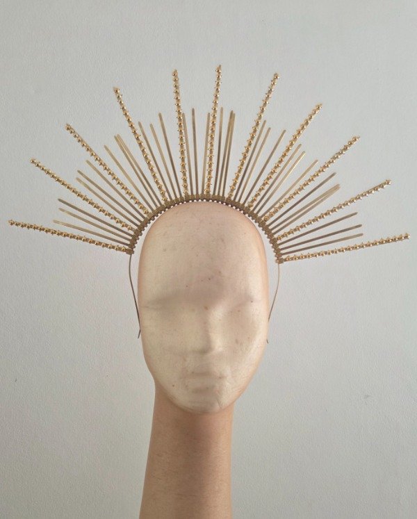 Producto - Halo perlas dorado