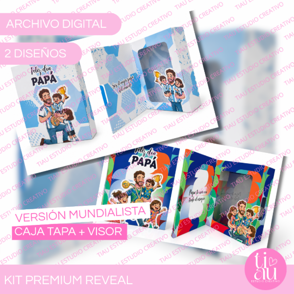 Producto - KIT PREMIUM REVEAL PAPÁ MUNDIALERO