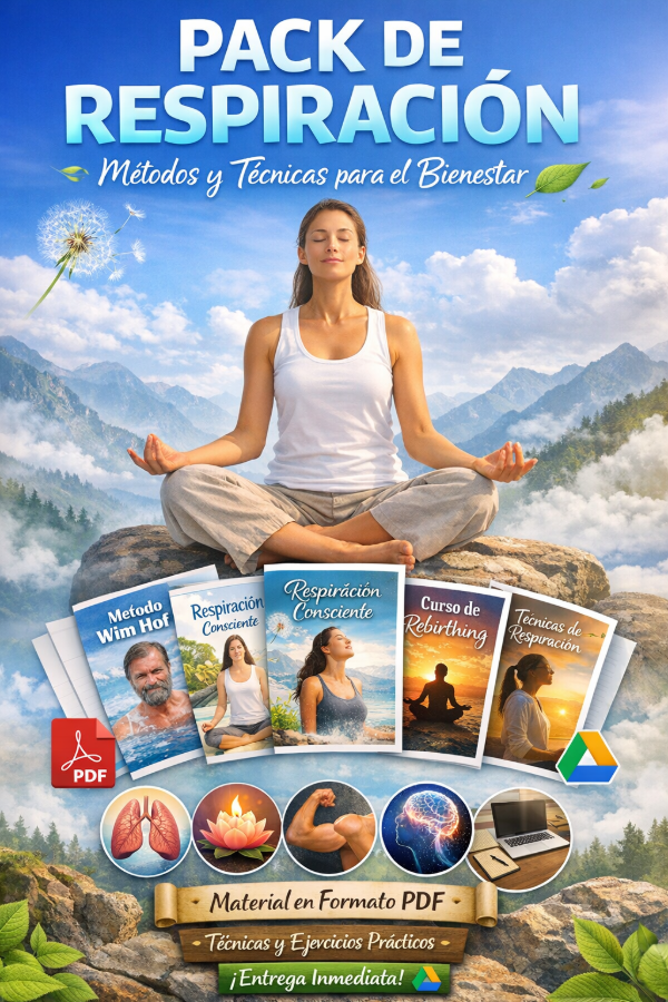 Producto - PACK DE RESPIRACIÓN  MÉTODOS Y TÉCNICAS PARA EL BIENESTAR
