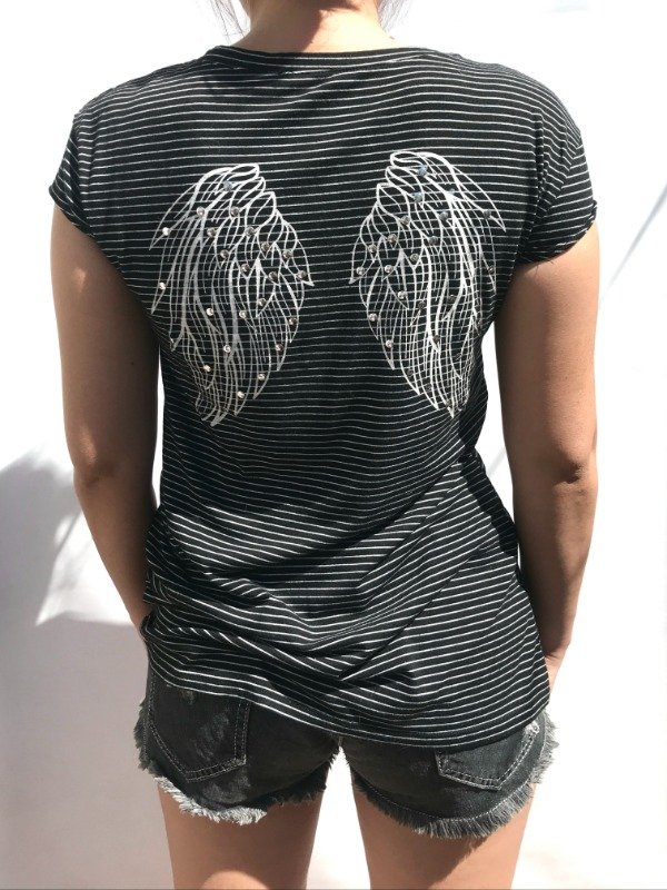 Producto - Angel wings top rayado - 1