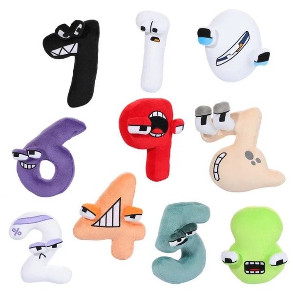 Producto - Peluches letras 20cm (300066)