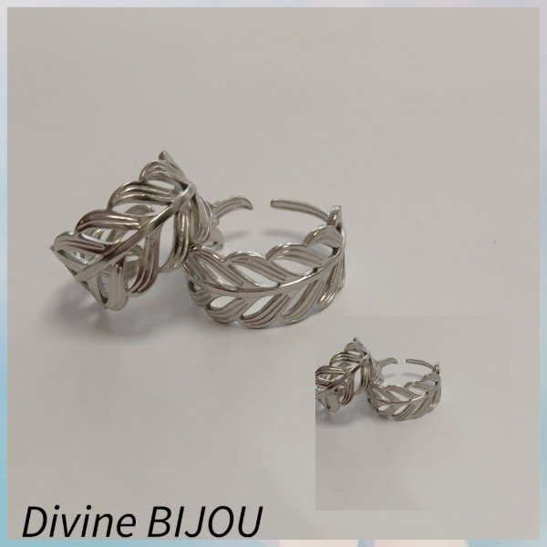 Producto - Anillos anchos regulables de hojas acero