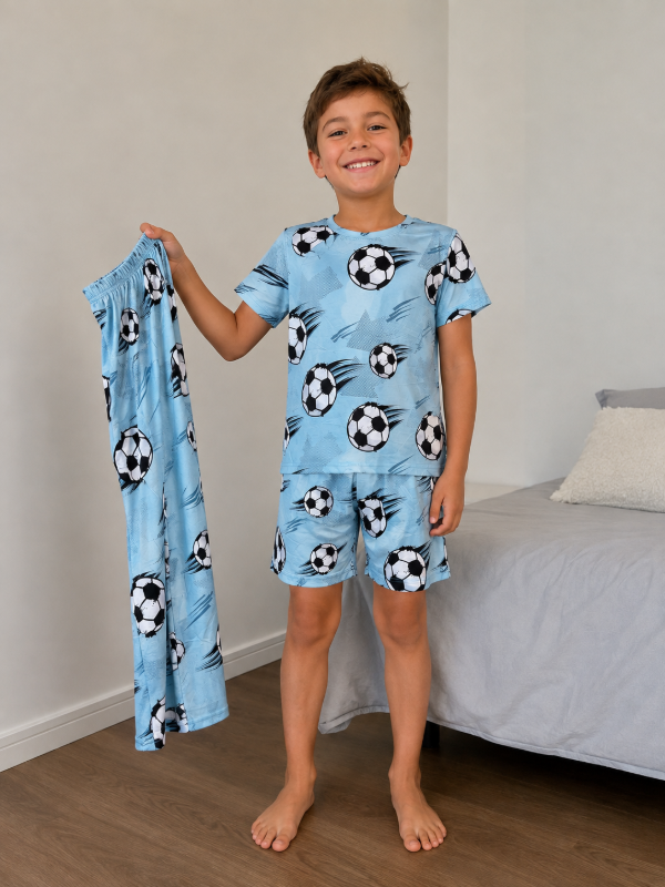 Producto - PIJAMA ARTURO NIÑO - 3 PIEZAS TALLE 8 AL 14 - 1