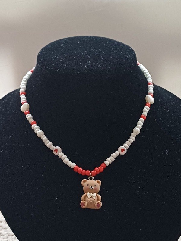 Producto - Collar mostacillas personajes oso