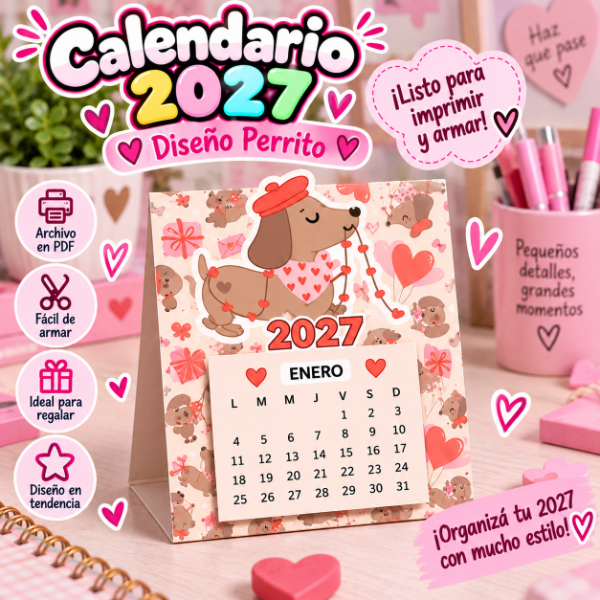 Producto - PACK CALENDARIOS 2027 CON 6 DISEÑOS - 4