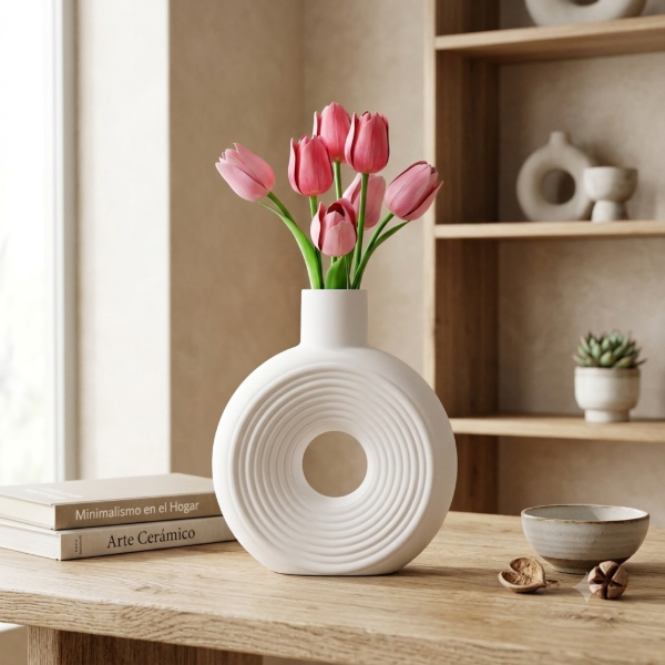 Producto - Molde florero redondo rayas