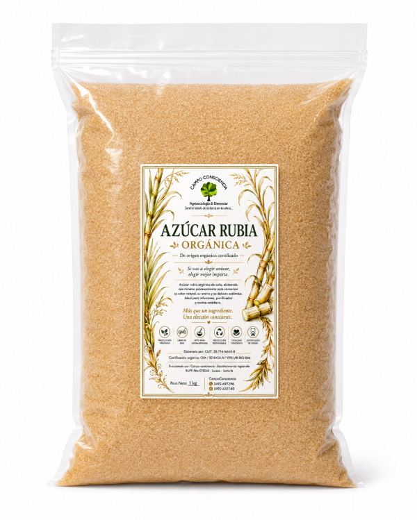 Producto - Azúcar Rubia Orgánica. - 1