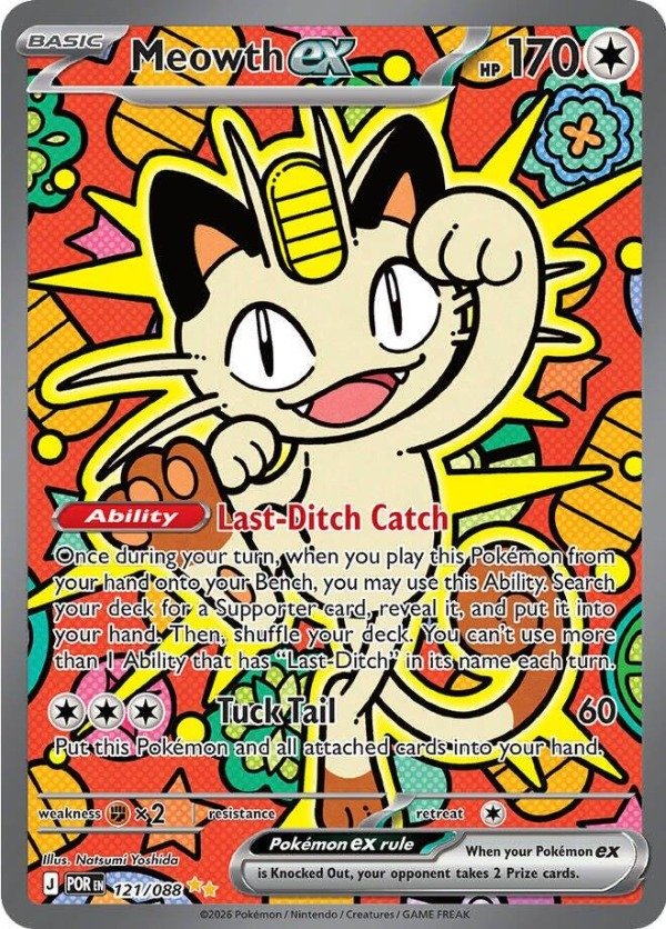 Producto - Meowth ex #121