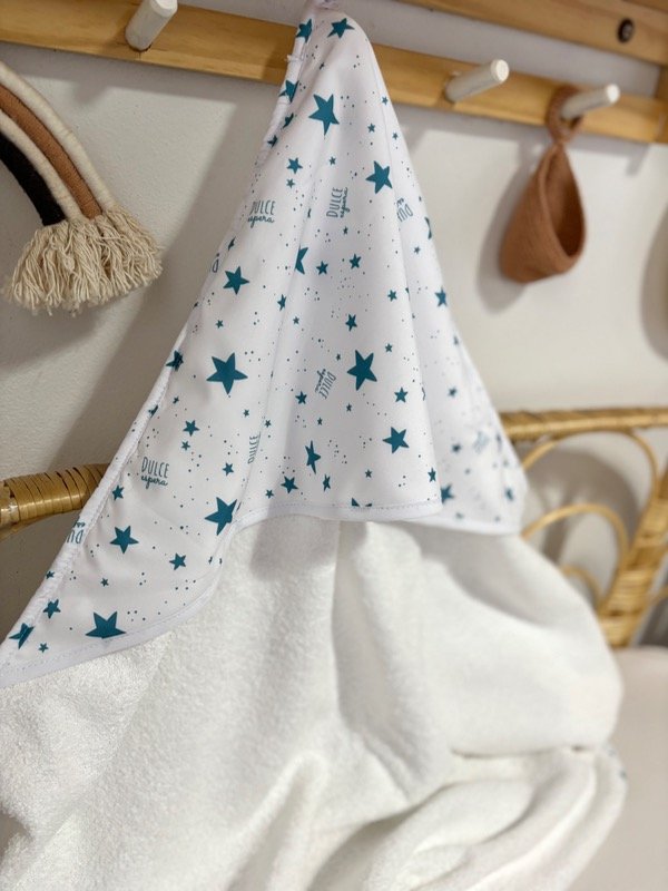 Producto - Toallon estrellitas celeste