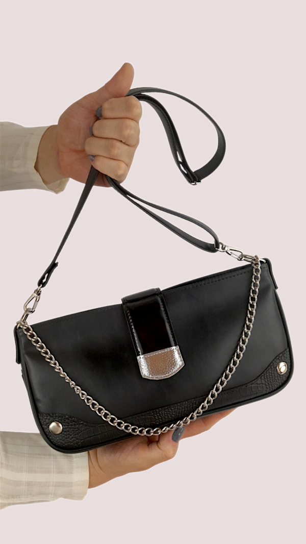 Producto - CARTERA - BANDOLERA ALMA TOTAL BLACK