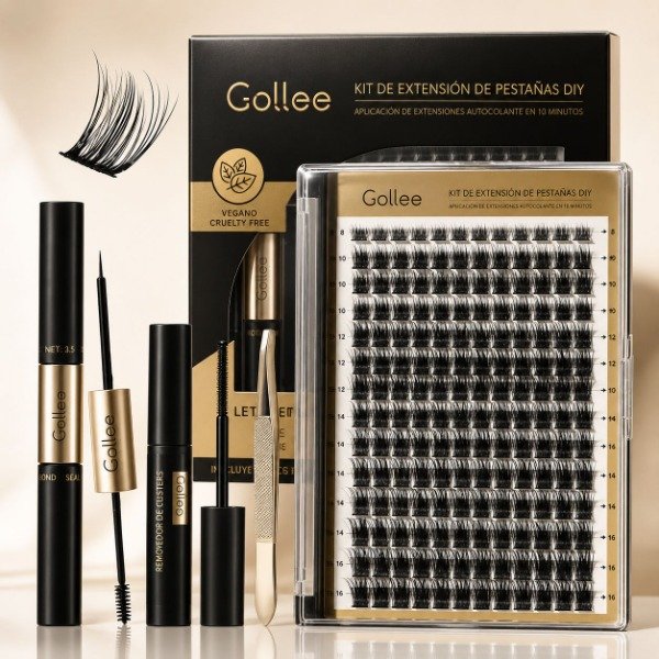 Producto - Kit Extensiones De Pestañas DIY GOLLEE