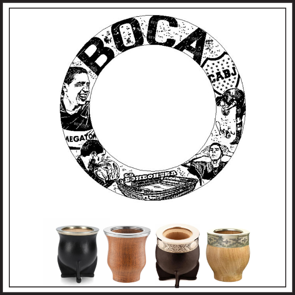Producto - MATE BOCA DISEÑO EXCLUSIVO