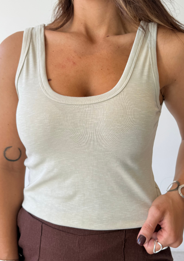 Producto - Musculosa MALTA - Hueso - 2