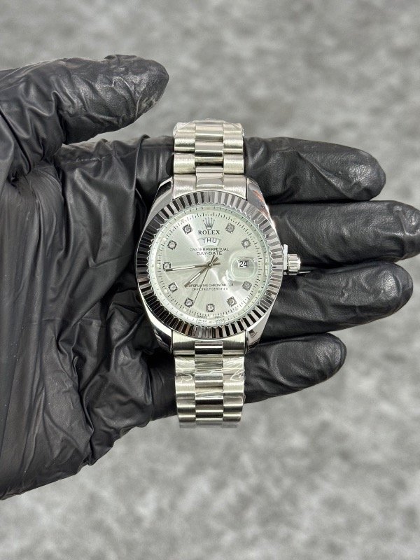 Producto - ROLEX DAY-DATE 1 PLATA BLANCO (calidad AA)