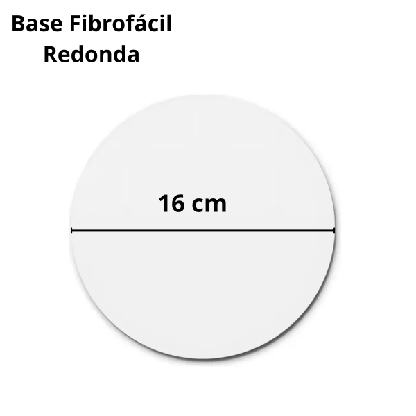 Producto - Base Fibrofácil Redonda 16 cm