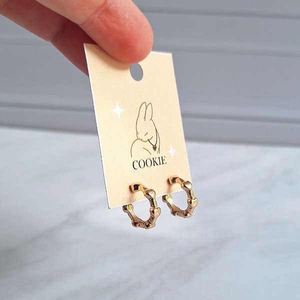Producto - Aritos love golden