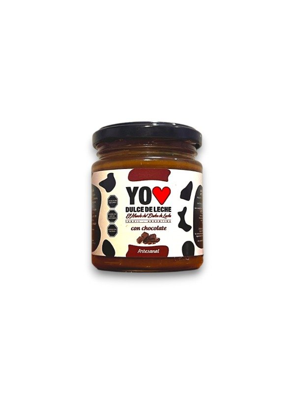 Producto - Dulce De Leche Con Chocolate Artesanal de Tandil Gourmet x250gr