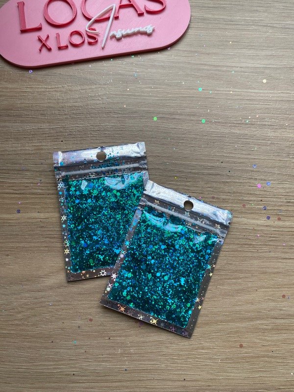 Producto - Glitter chunky turquesa2 holográfico