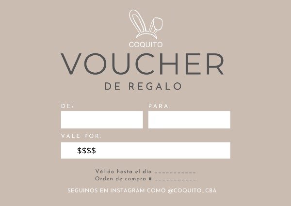 Producto - Voucher de Regalo por 100.000