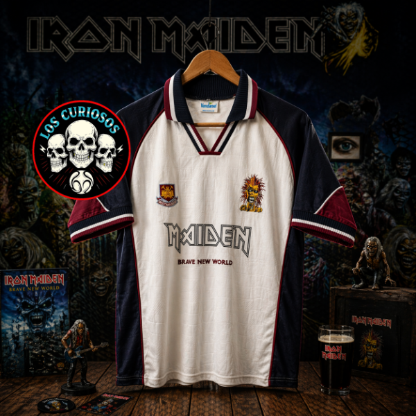 Producto - IRON MAIDEN BLANCA - BRAVE NEW WORLD