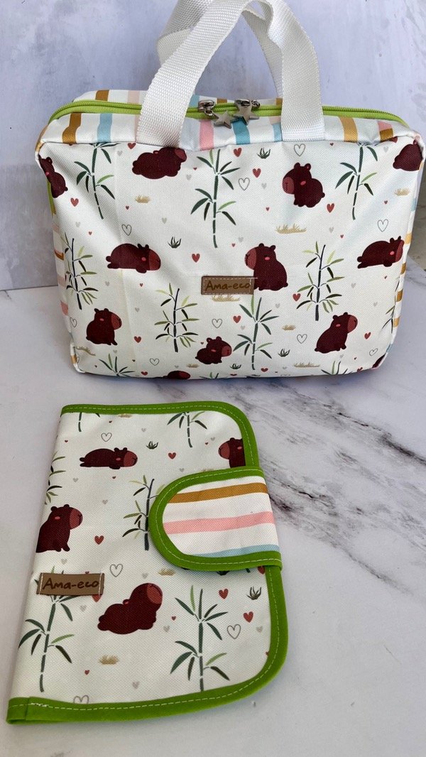 Producto - Valija + Porta documento capibara