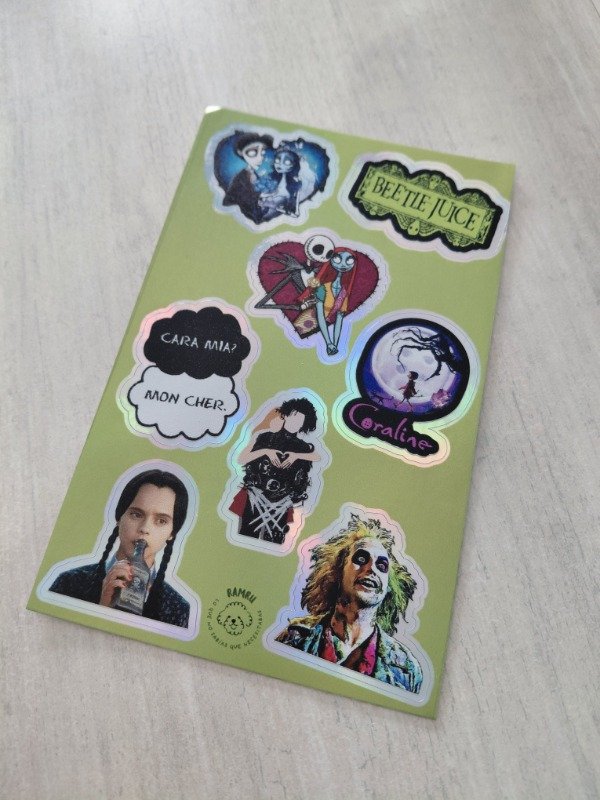 Producto - Planchitas de stickers - Dark I