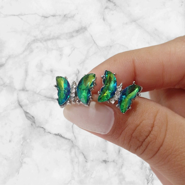 Producto - Aros pasantes mariposa AQ 30113