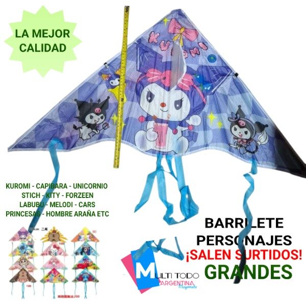 Producto - BARRILETES GRANDES DE PERSONAJES