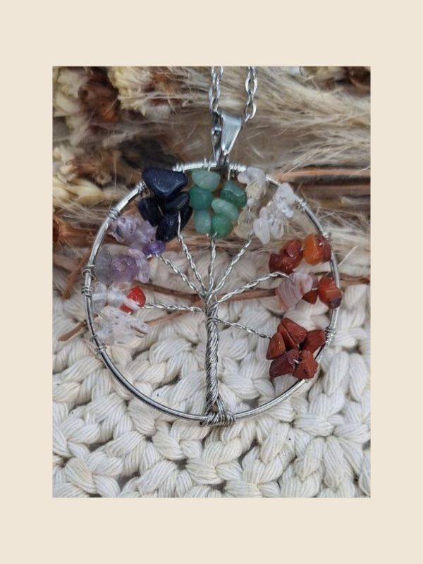 Producto - Collar arbol de la vida 7 chakras XL