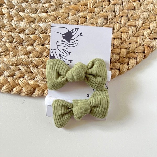 Producto - Colitas Moño Morley Verde x 2