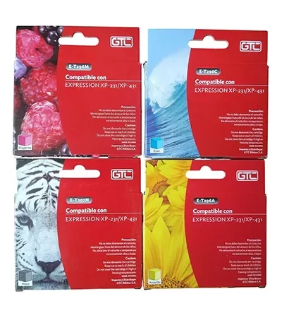 Producto - Cartucho Tinta Alternativo GTC EPSON 296/297N PACK X  4 colores - 1