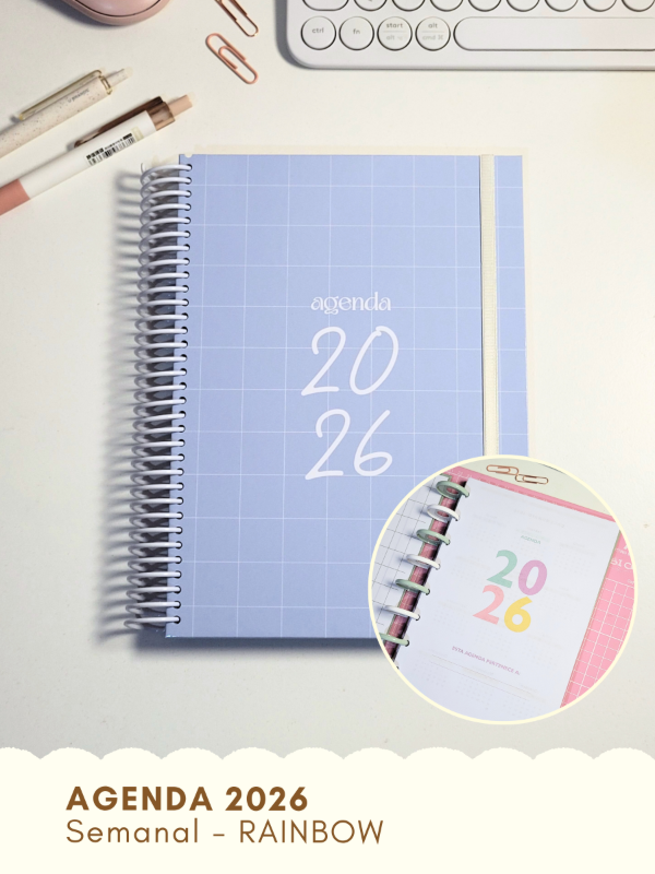 Producto - Agenda 2026 - Semanal - Rainbow