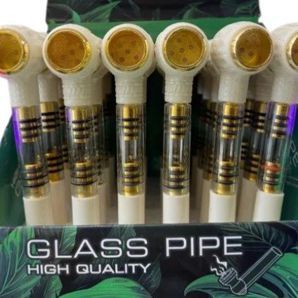 Producto - PIPA VIDRIO Y ACRILICO BLANCA X UNIDAD