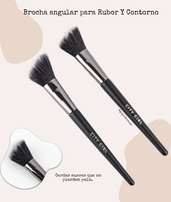Producto - Brocha angular para contorno y rubor City Girl
