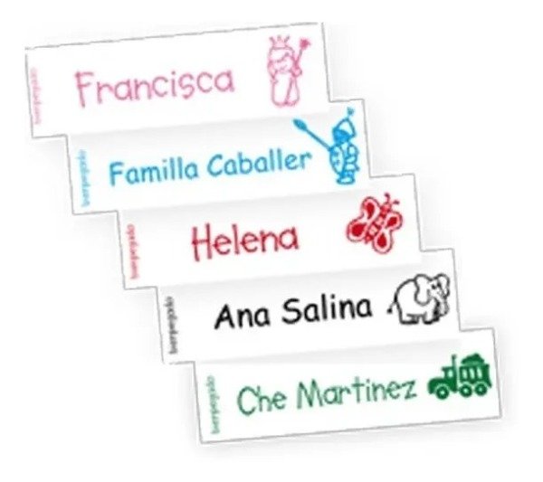 Producto - Cinta x 30 nombres termoadhesivos etiqueta ropa - 3