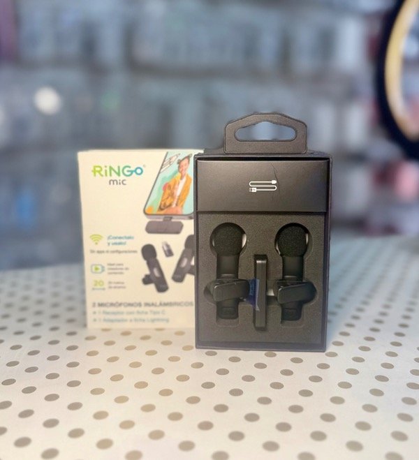 Producto - MICRÓFONO CORBATERO DUAL USB C/Lightning