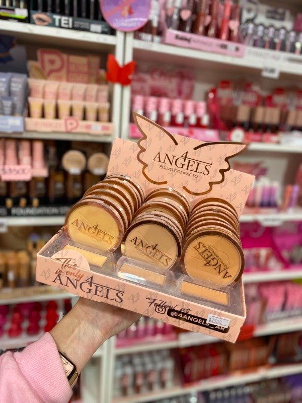 Producto - Caja x24U Polvo Compacto 4 angels