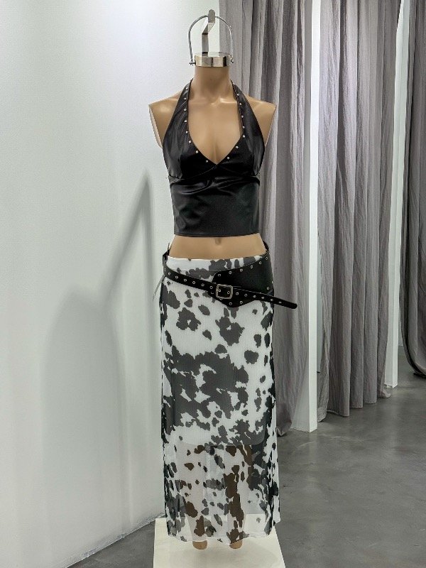 Producto - Pollera Cow - 2 colores