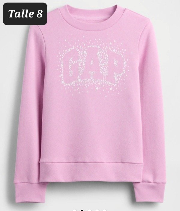 Producto - Buzo con friza gap talle 8 rosa