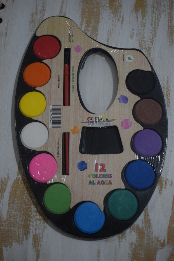 Producto - Paleta de acuarelas cbx