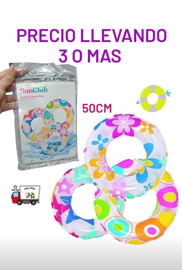 Producto - Salvavidas floreado (cantidad)