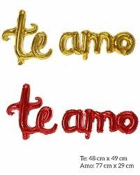 Producto - Globo "te amo" en cursiva