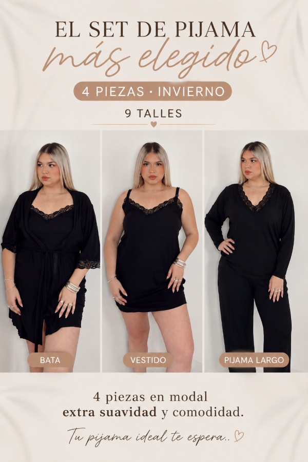 Producto - SET BLACK INVIERNO 4 PIEZAS - 0