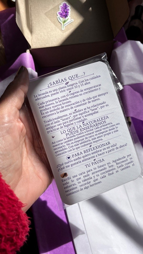 Producto - Mazo de cartas Pausa de Lavanda - 4