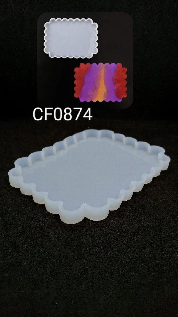 Producto - BANDEJA RECTANGULAR CON ONDAS - CF0874