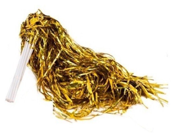 Producto - Porra Metalizada Dorada x20u.