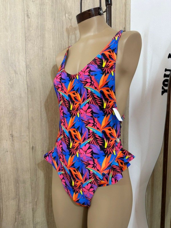 Producto - Cod. B211 - Enteriza estampada con espalda cruzada