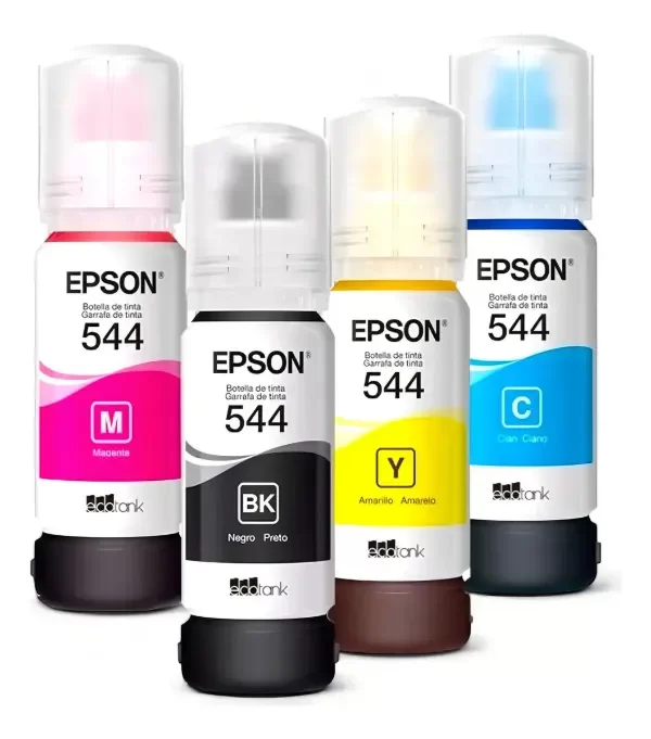 Producto - Kit 4 Tinta Epson 544 L3110 L3210 L3250 L5190